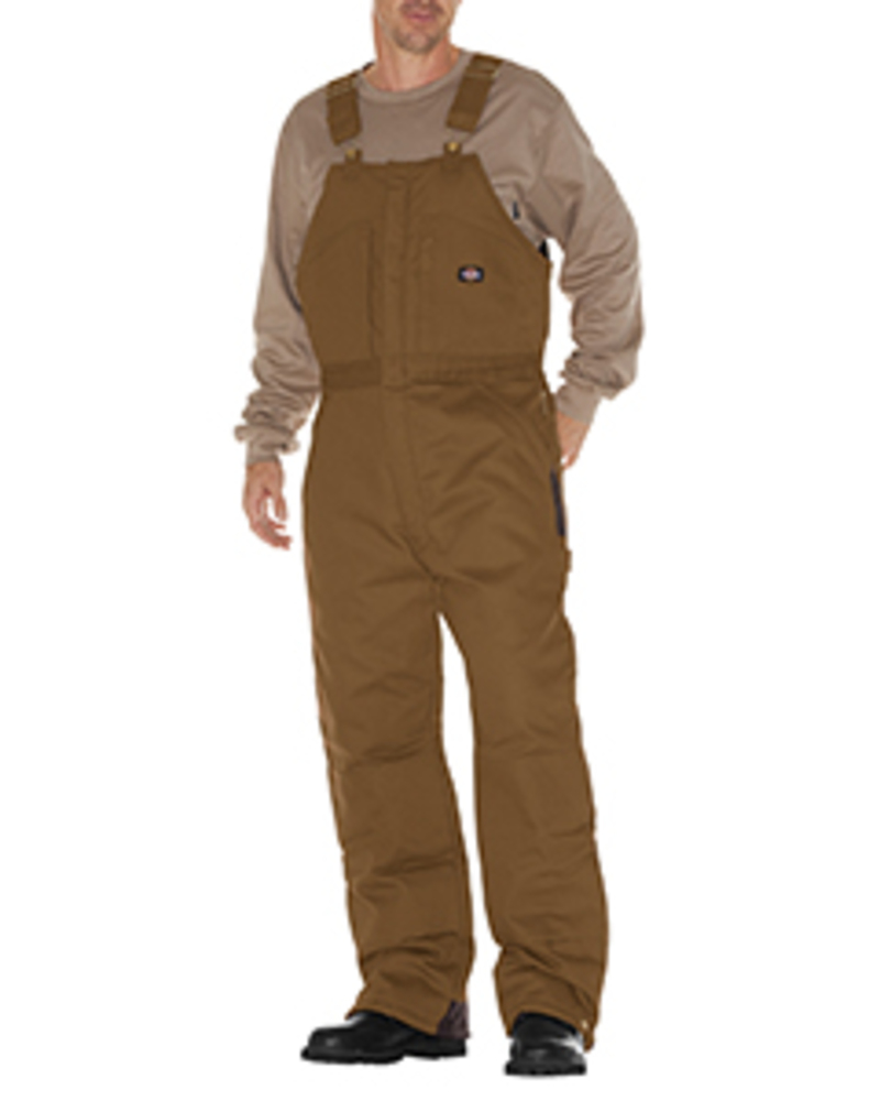dickies tb839 unisex duck insulated bib overall Front Fullsize