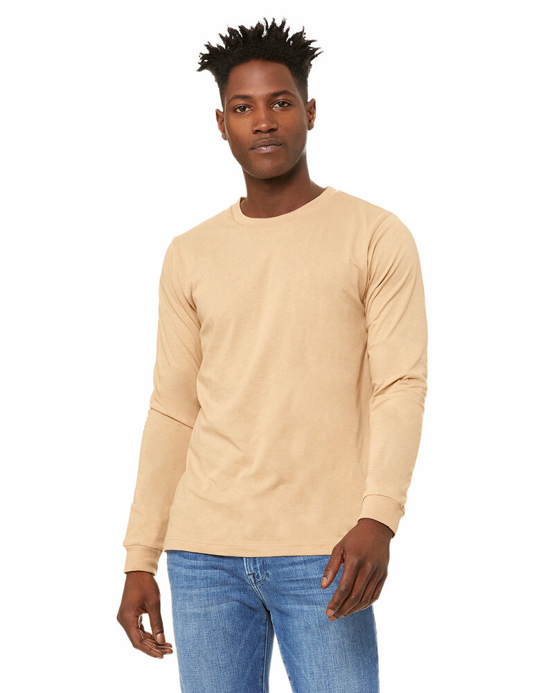 bella + canvas 3501 unisex jersey long-sleeve t-shirt Front Fullsize