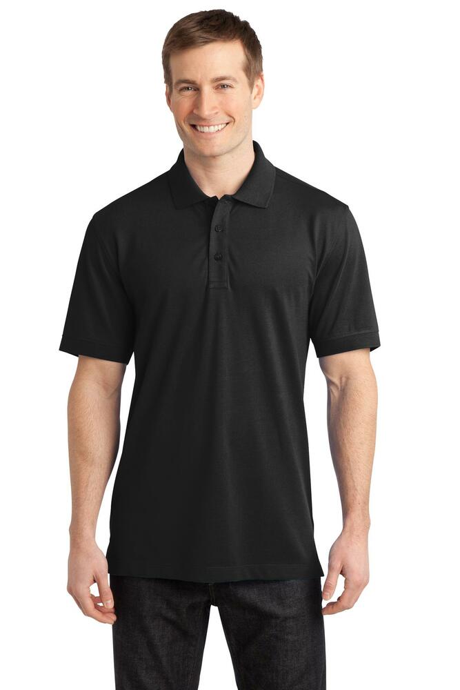 port authority k555 stretch pique polo Front Fullsize