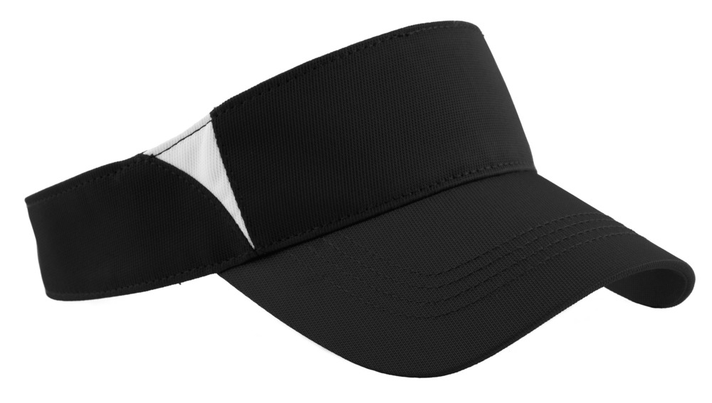 sport-tek stc13 dry zone ® colorblock visor Front Fullsize