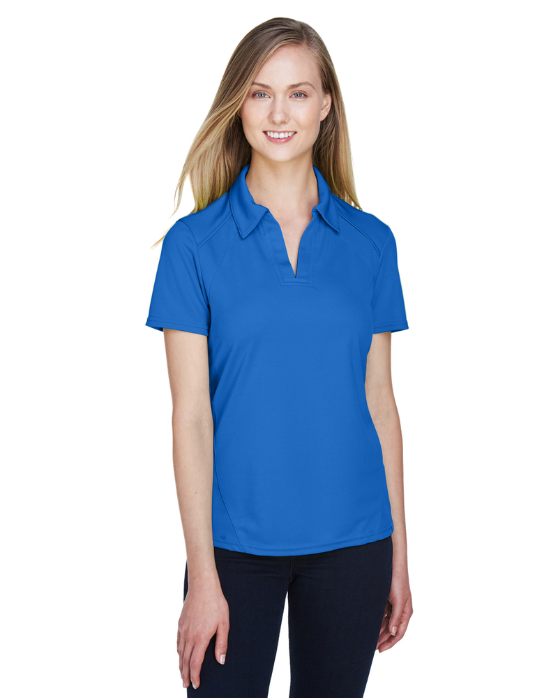 north end 78632 ladies' recycled polyester performance piqué polo Front Fullsize