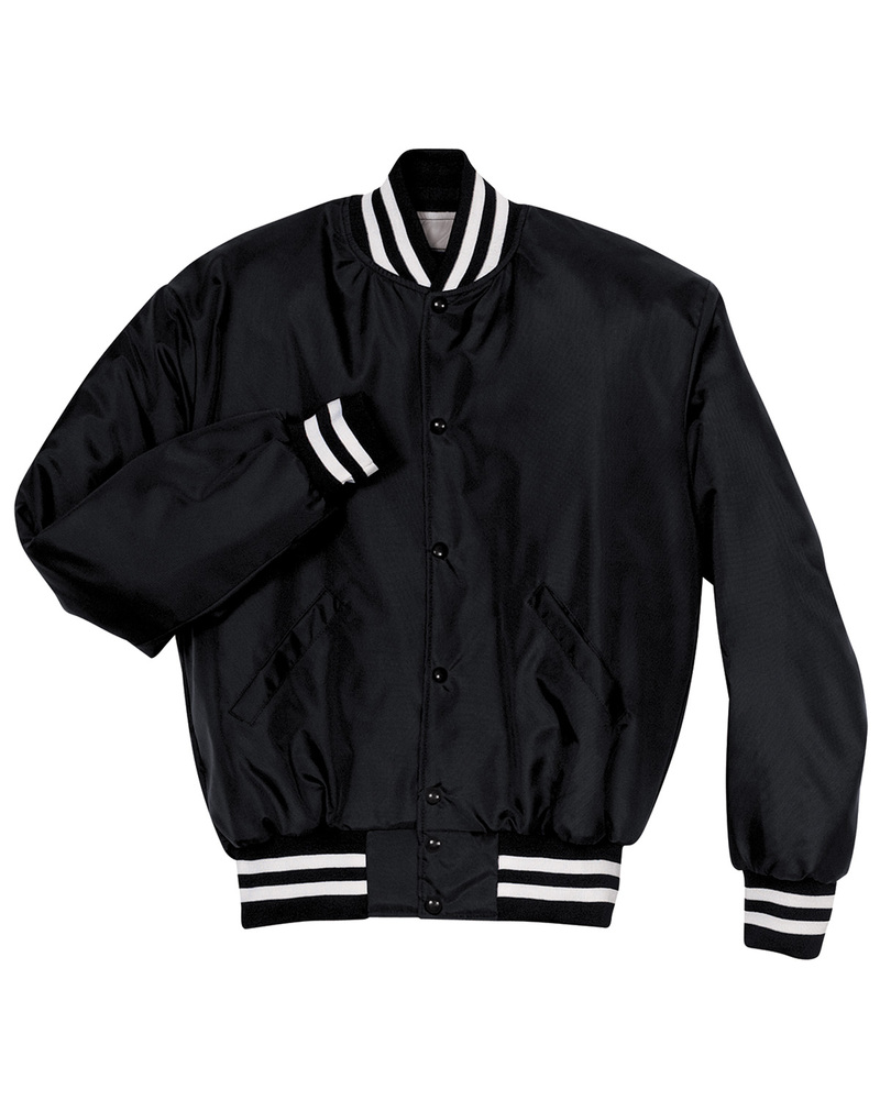 holloway 229140 adult polyester full snap heritage jacket Front Fullsize