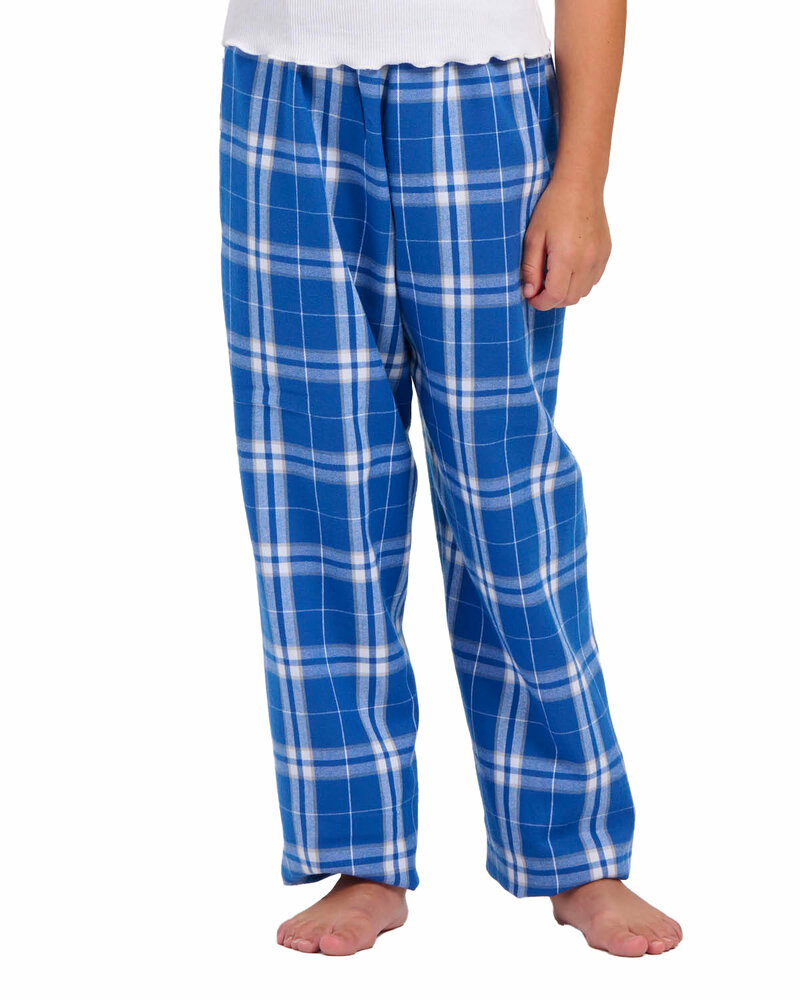 boxercraft by6624 youth polyester flannel pant Front Fullsize