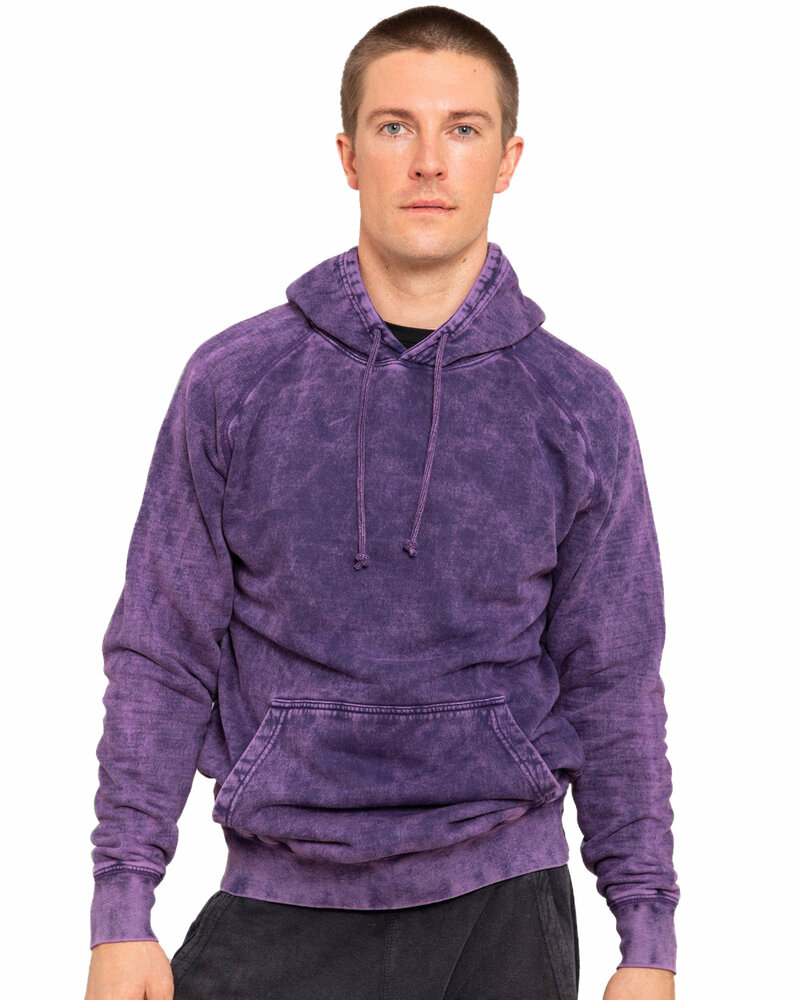 Lane Seven LST004 Unisex Vintage Raglan Hooded Sweatshirt Front Fullsize"