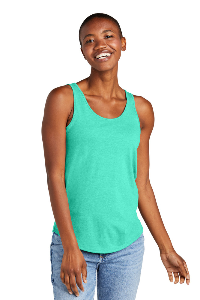 District DT151 Women's Perfect Tri ® Relaxed Tank Front Fullsize"