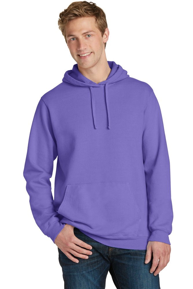 port & company pc098h beach wash ™ garment-dyed pullover hooded sweatshirt Front Fullsize