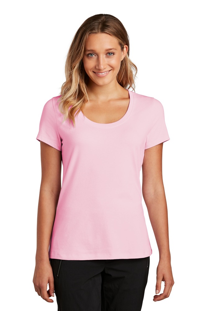 District DT7501 Women's Flex Scoop Neck Tee Front Fullsize"