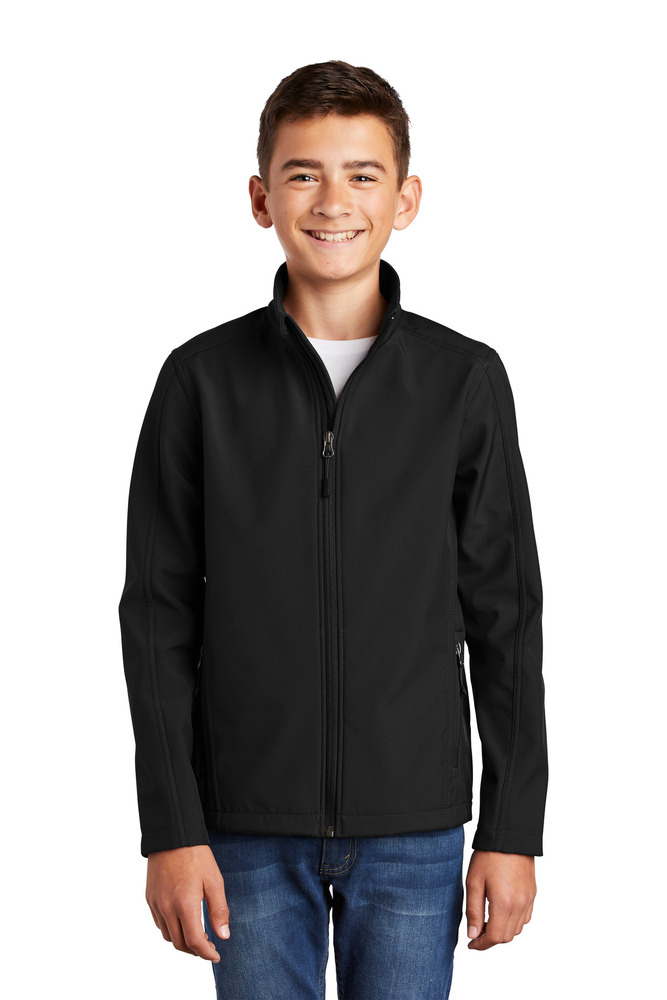 port authority y317 youth core soft shell jacket Front Fullsize