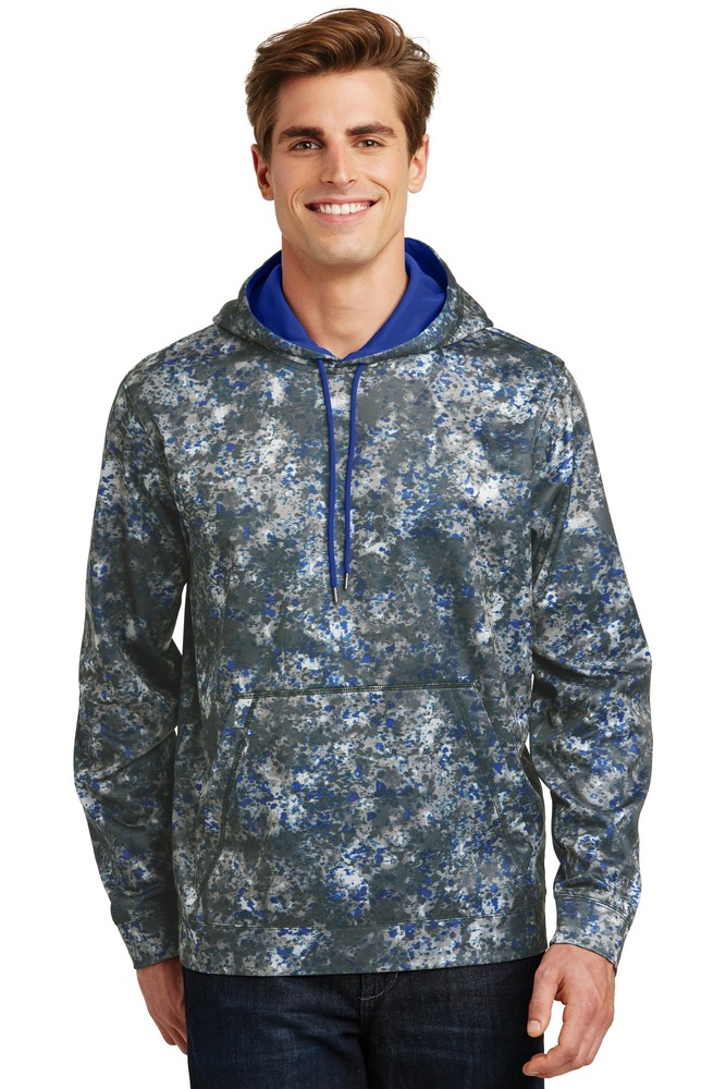 sport-tek st230 sport-wick ® mineral freeze fleece hooded pullover Front Fullsize
