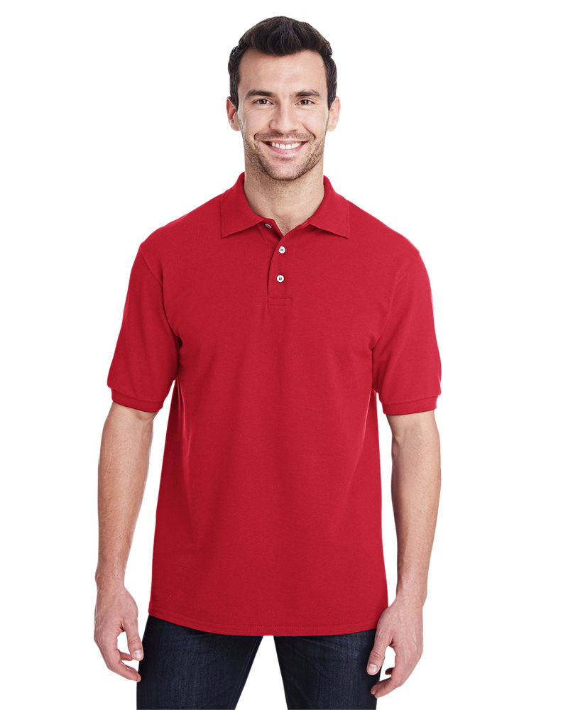 Jerzees 443MR Adult 6.5 oz. Premium 100% Ringspun Cotton Piqué Polo Front Fullsize"