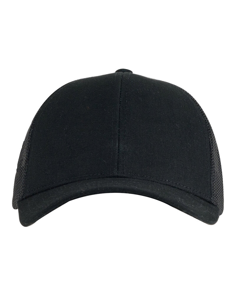 big accessories bx019y youth structured trucker cap Front Fullsize