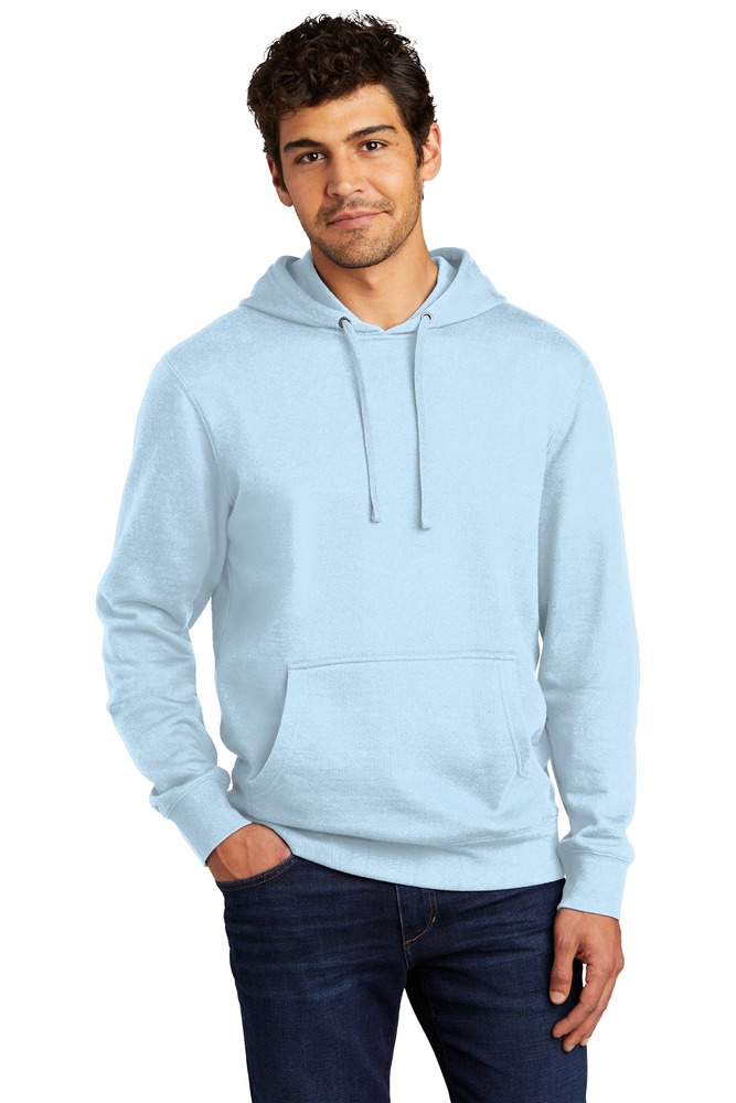 district dt6100 v.i.t. ™ fleece hoodie Front Fullsize