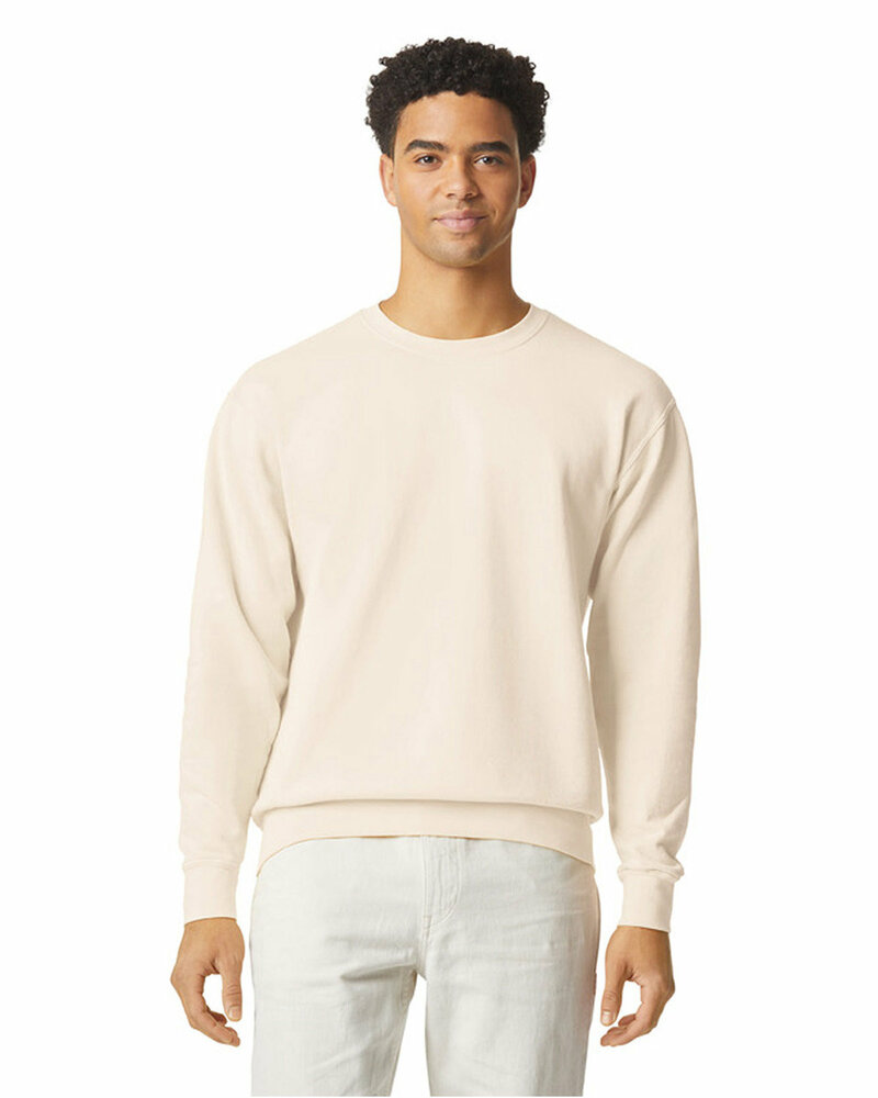 comfort colors 1466cc unisex lighweight cotton crewneck sweatshirt Front Fullsize