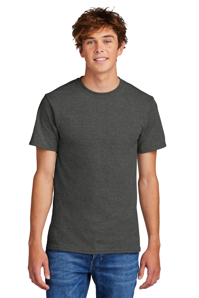 port & company pc55 core blend tee Front Fullsize