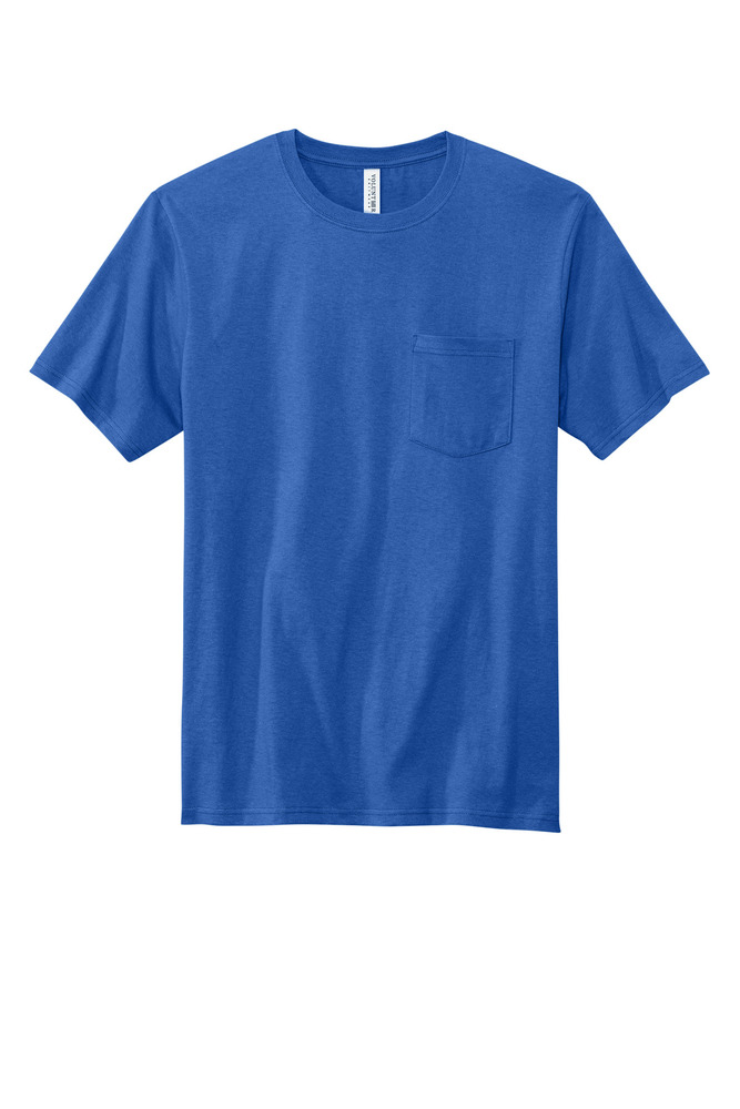 Volunteer Knitwear VL100P All-American Pocket Tee Front Fullsize"