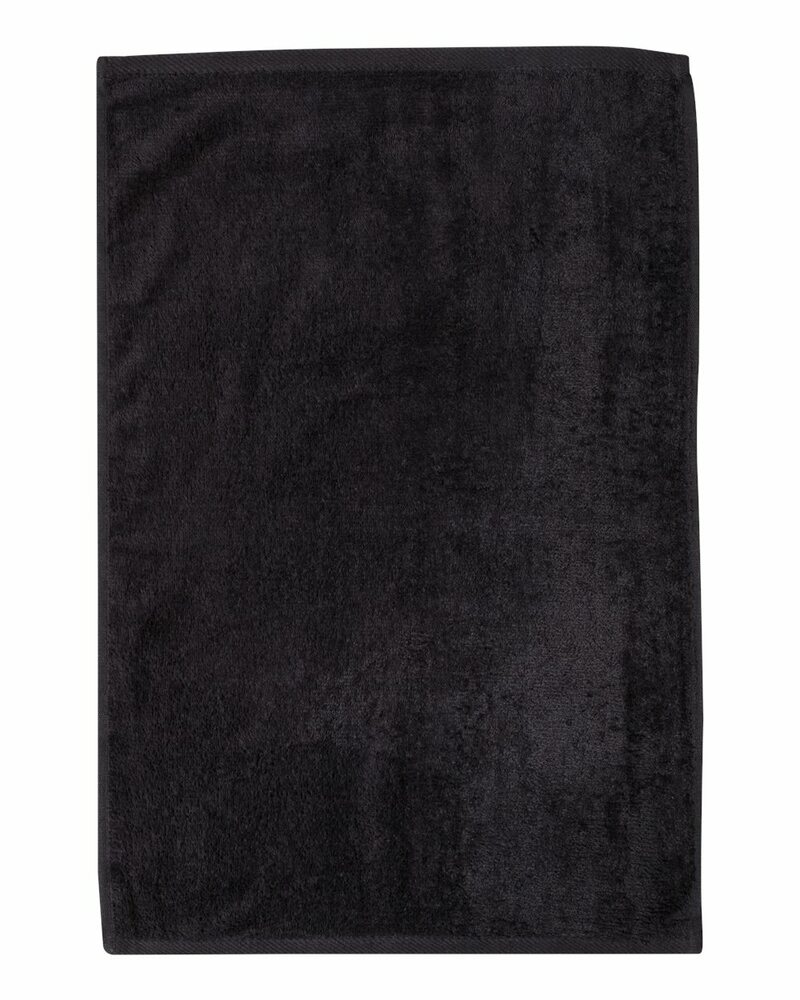 q-tees t300 deluxe hemmed hand towel Front Fullsize