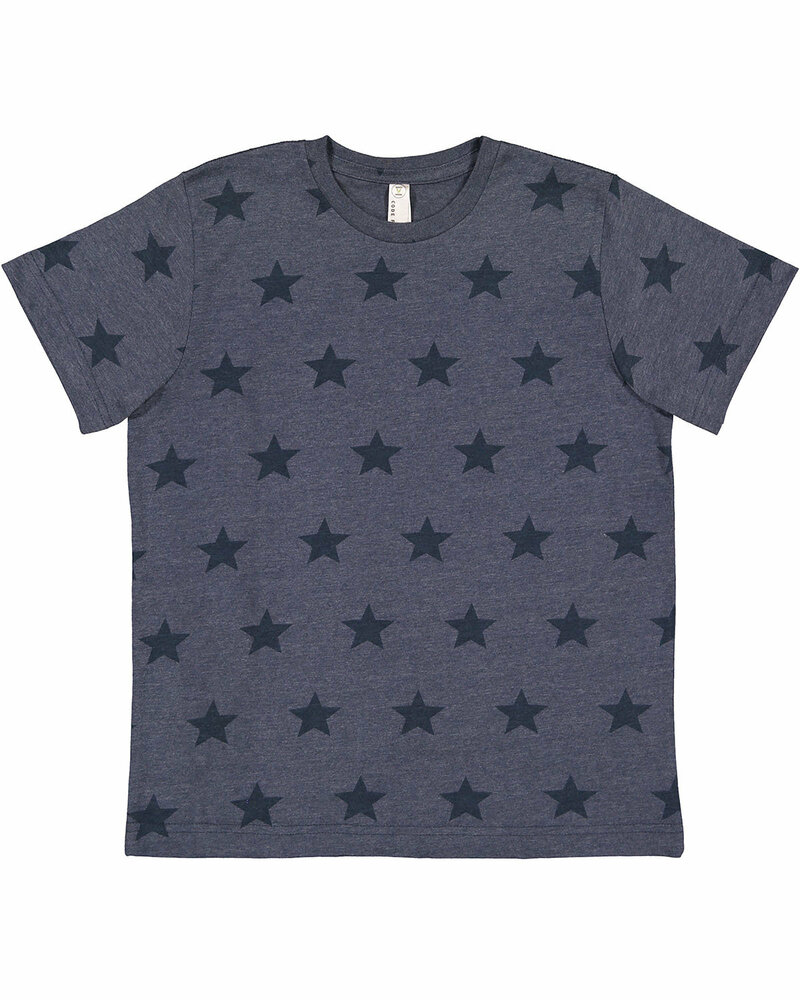 code five 2229 youth five star tee Front Fullsize