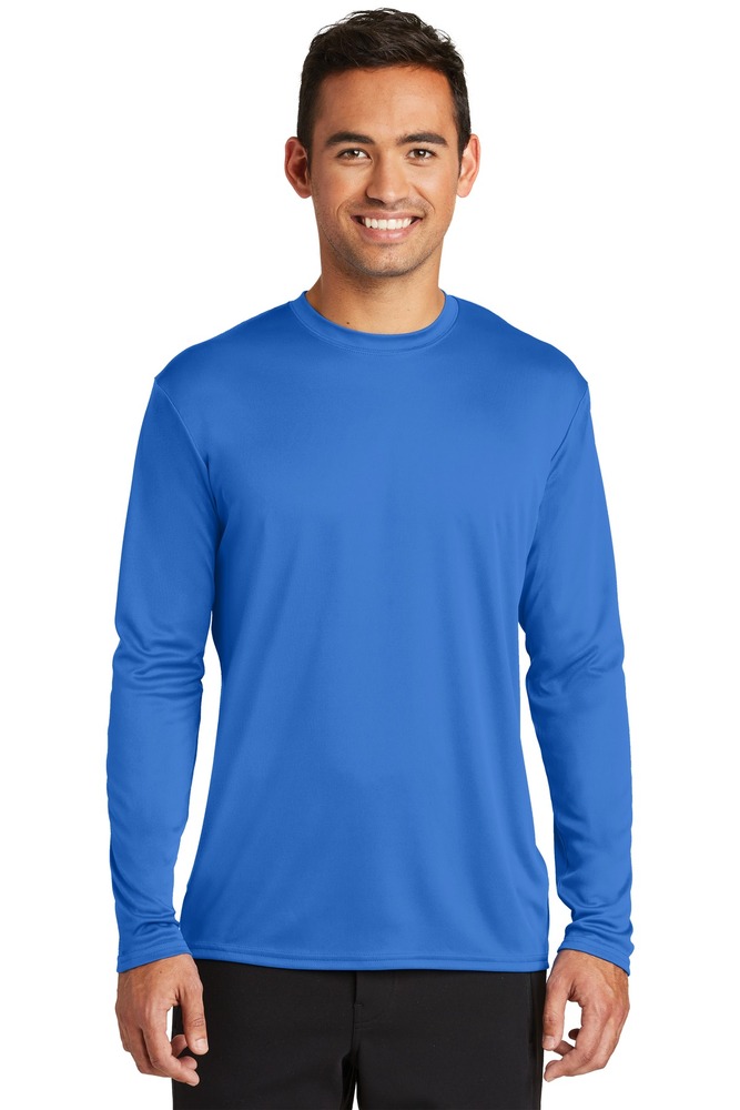 Port & Company PC380LS Long Sleeve Performance Tee Front Fullsize"