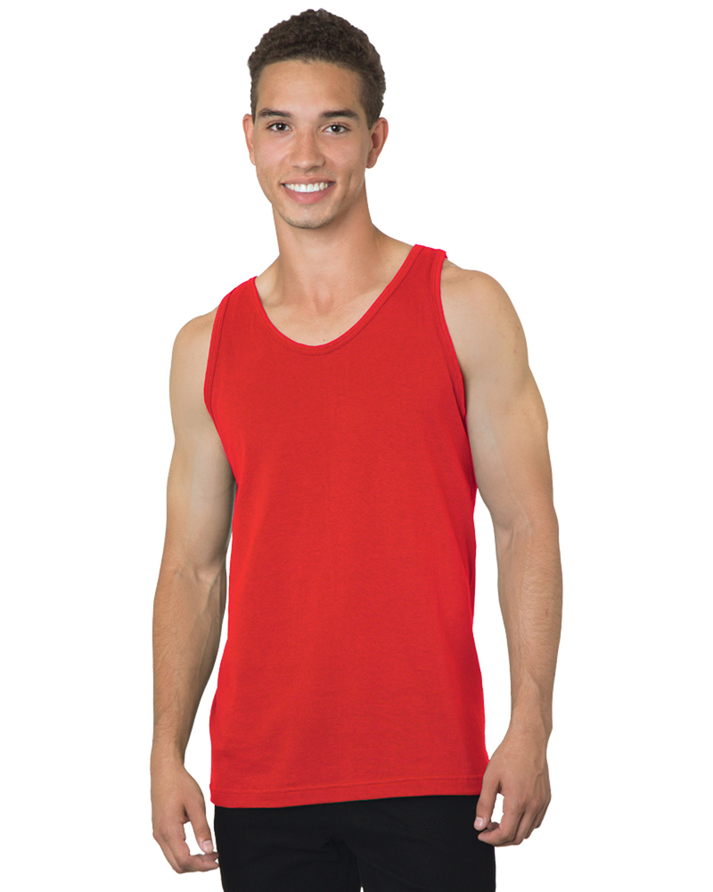 Bayside 6500 Men's 6.1 oz., 100% Cotton Tank Top Front Fullsize"
