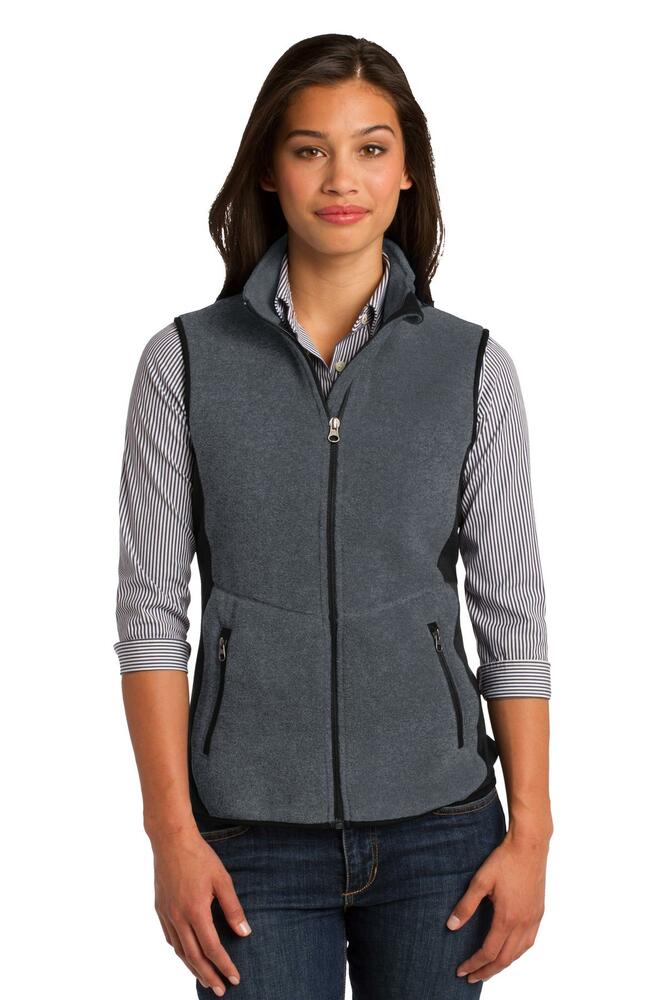 Port Authority L228 Ladies R-Tek ® Pro Fleece Full-Zip Vest Front Fullsize"