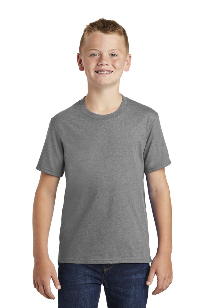 port & company pc455y youth fan favorite ™ blend tee Front Fullsize