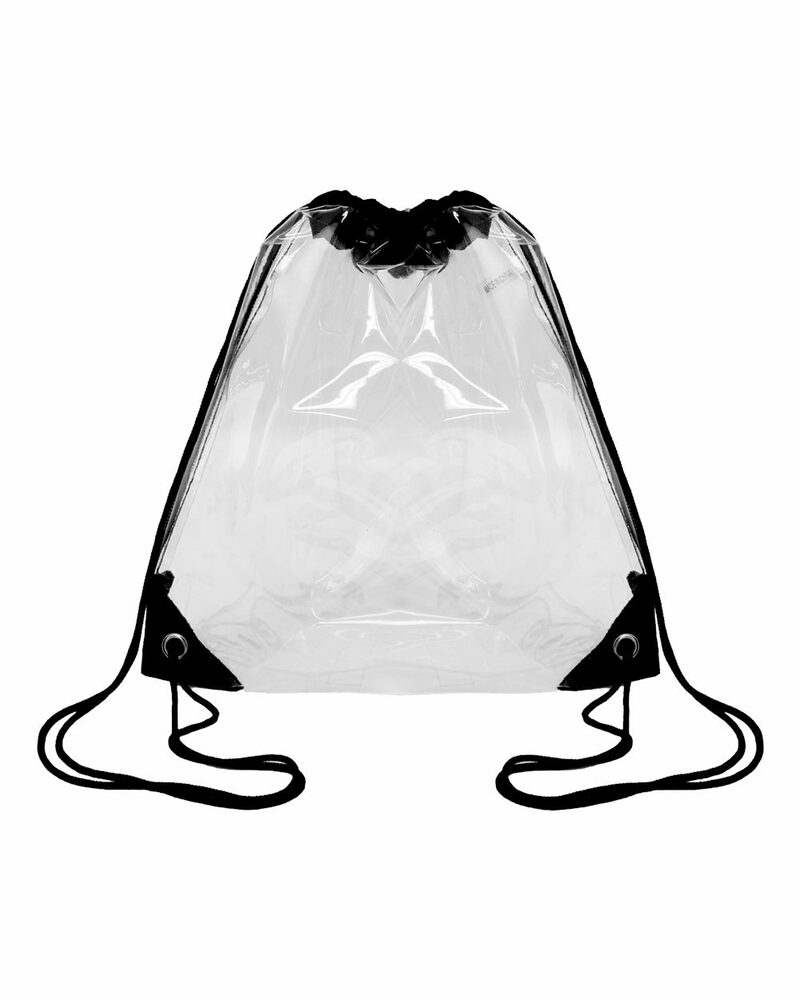 oad oad5007 clear drawstring pack Front Fullsize