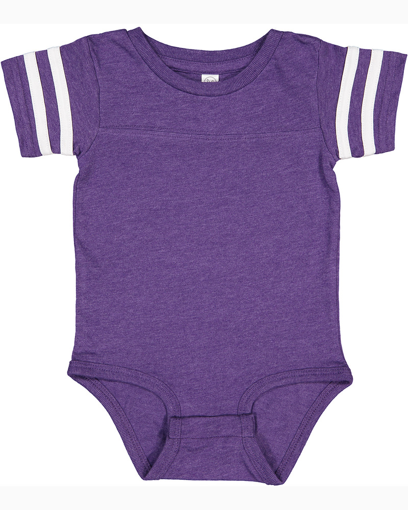 Rabbit Skins 4437 Infant Football Bodysuit Front Fullsize"