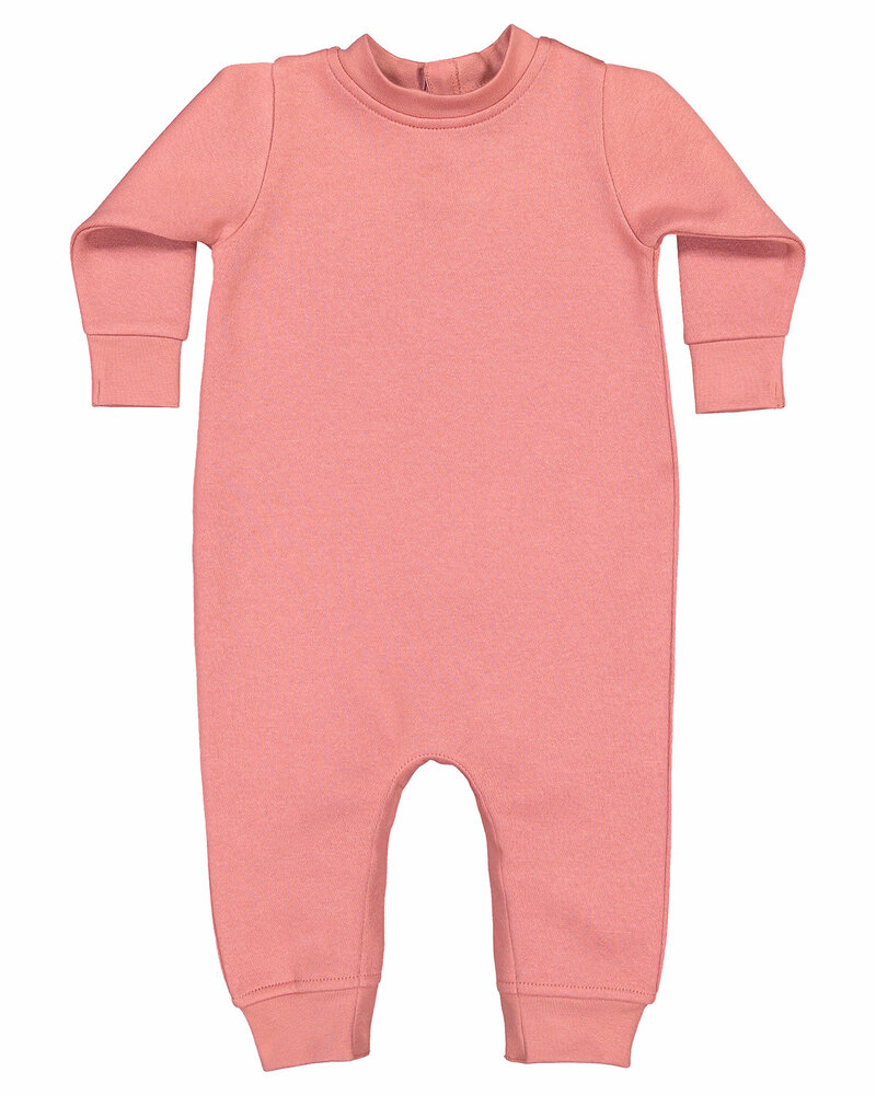 Rabbit Skins 4447 Infant Fleece One-Piece Bodysuit Front Fullsize"