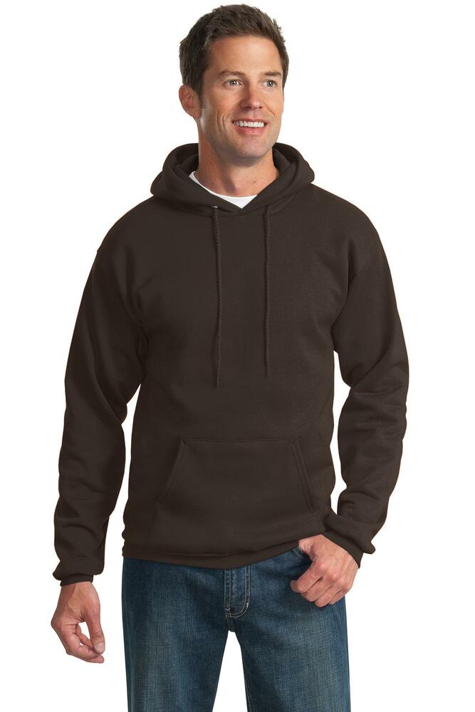 Port & Company PC90H Essential Fleece Pullover Hooded Sweatshirt Front Fullsize"