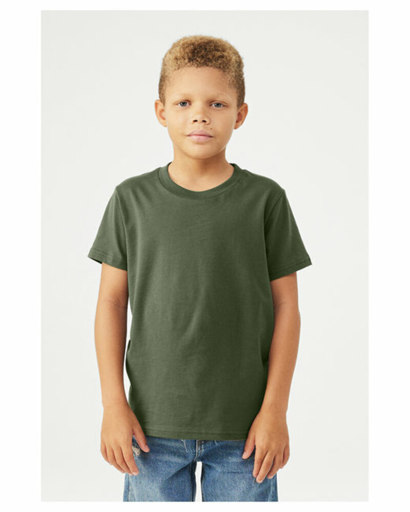 Bella + Canvas 3001Y Youth Jersey T-Shirt Front Fullsize"