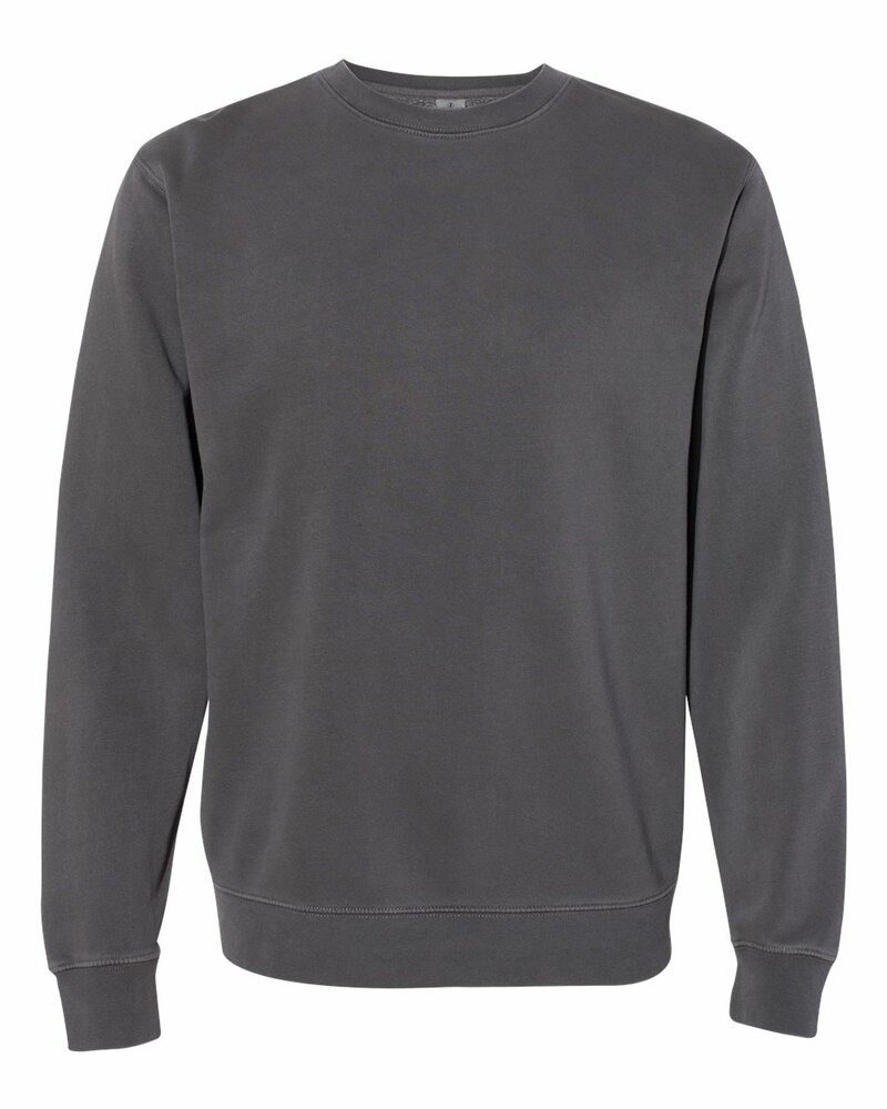 Independent Trading Co. PRM3500 Midweight Pigment-Dyed Crewneck Sweatshirt Front Fullsize"