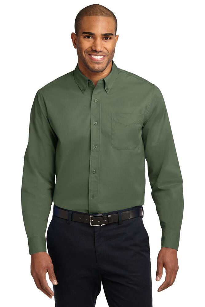Port Authority S608 Long Sleeve Easy Care Shirt Front Fullsize"