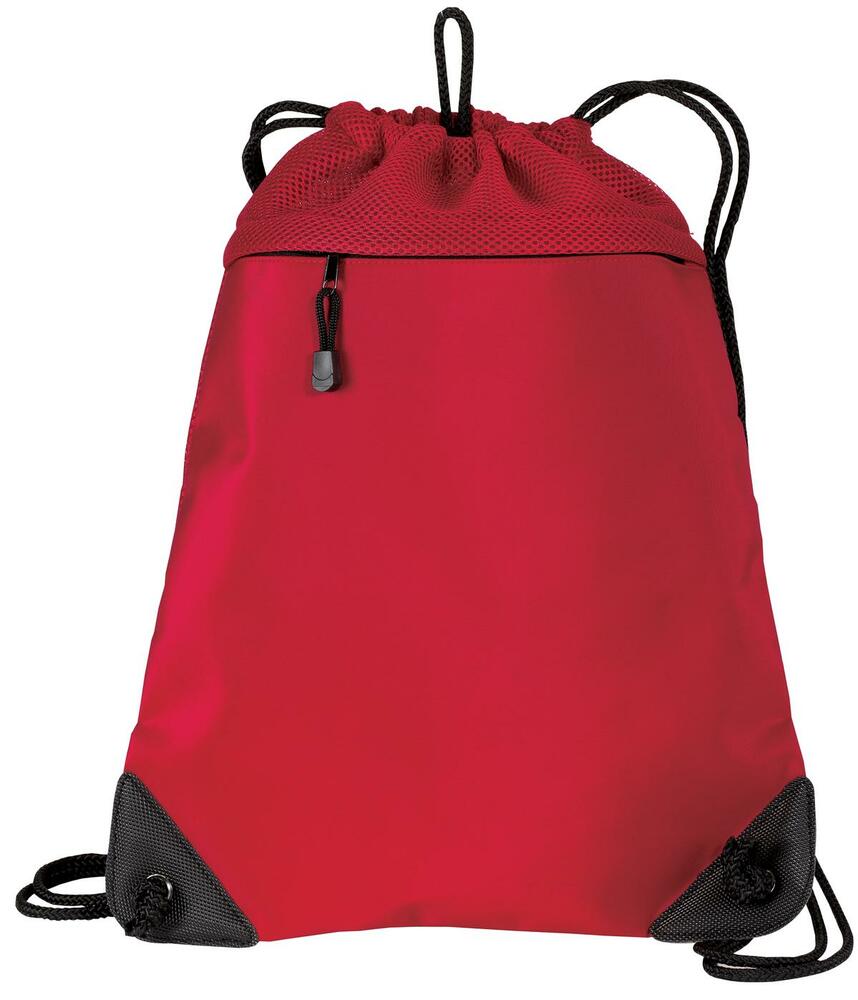 Port Authority BG810 - Cinch Pack with Mesh Trim Front Fullsize"