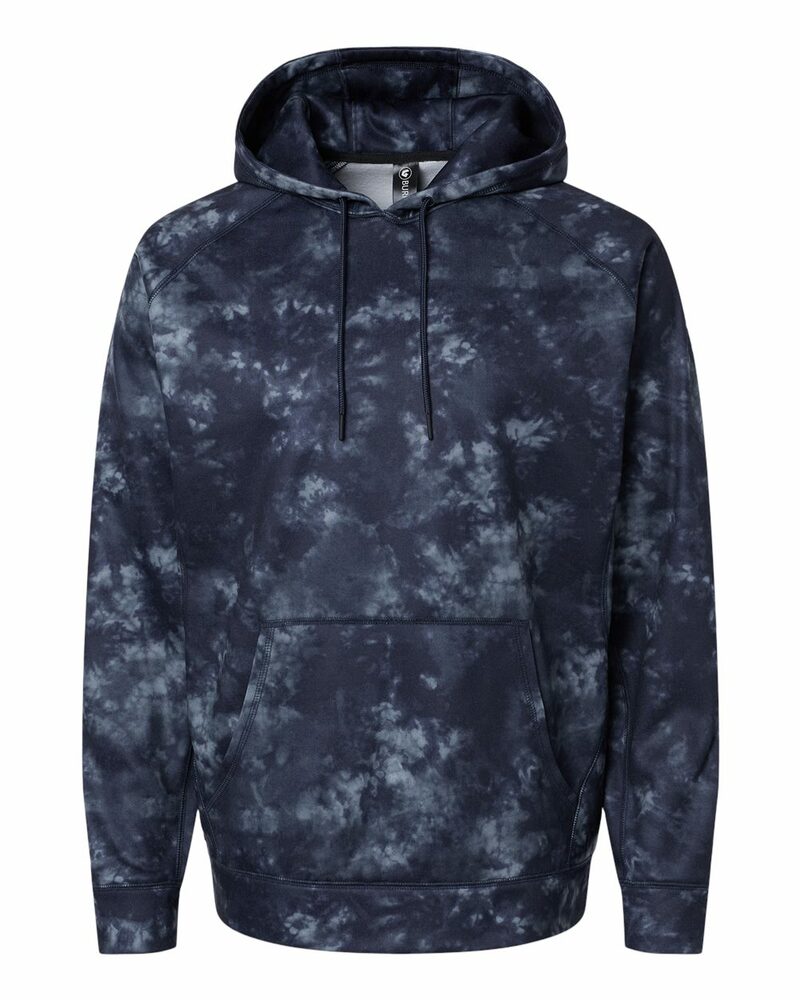 burnside b8670 men's go anywhere performance fleece pullover Front Fullsize