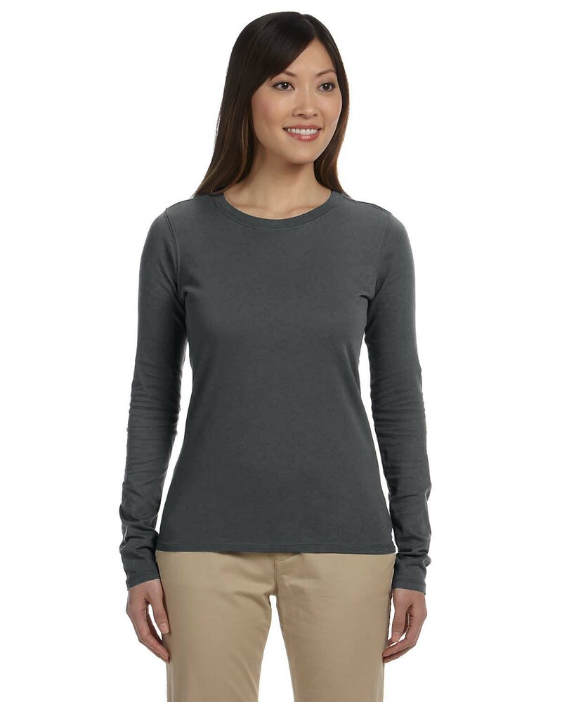 econscious EC3500 Ladies' 4.4 oz., 100% Organic Cotton Classic Long-Sleeve T-Shirt Front Fullsize"
