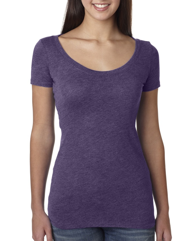 Next Level 6730 Ladies' Triblend Scoop Front Fullsize"