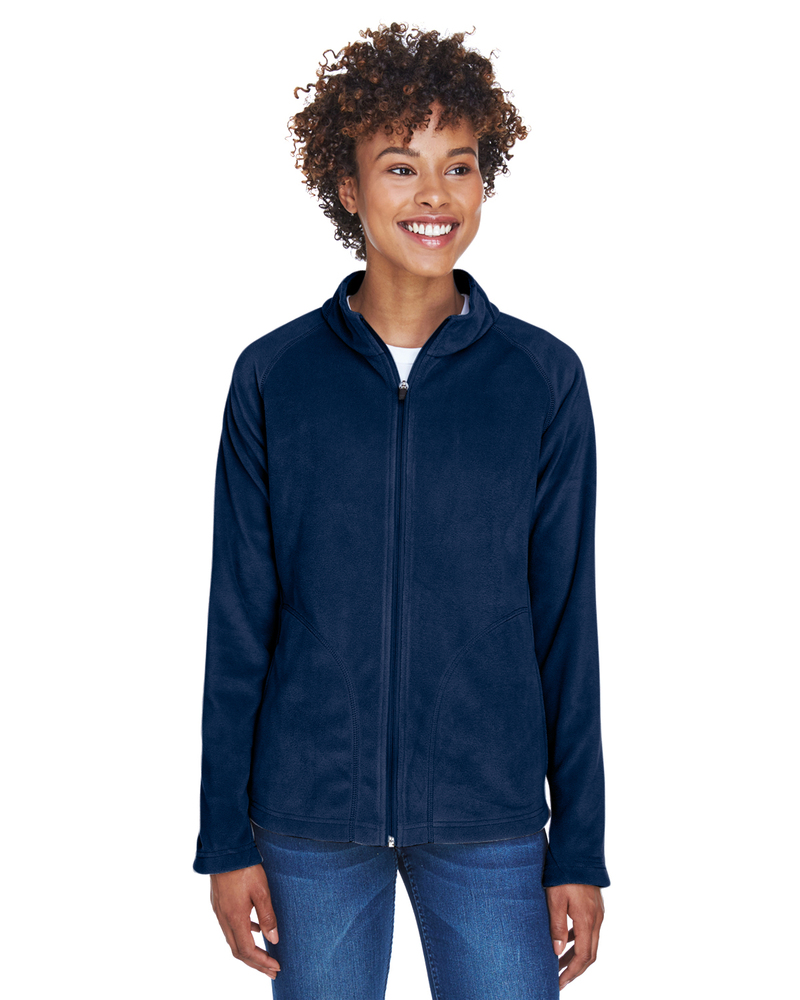 team 365 tt90w ladies' campus microfleece jacket Front Fullsize