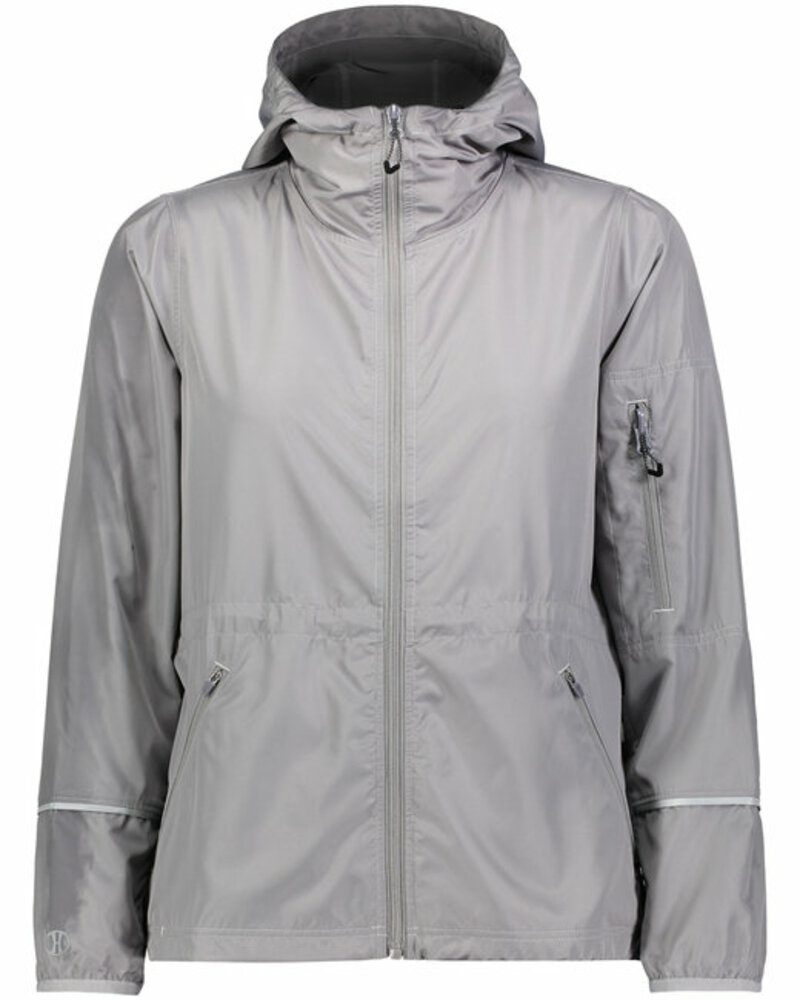 Holloway 229782 Ladies Packable Full Zip Jacket Front Fullsize"