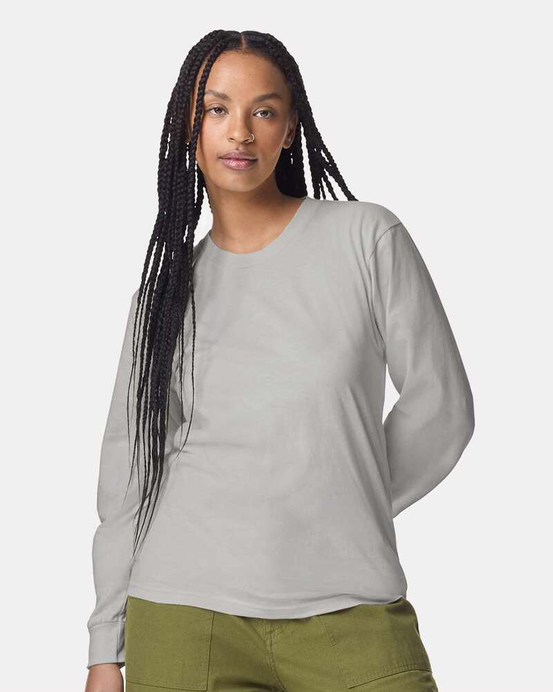 american apparel 2007 fine jersey long sleeve tee Front Fullsize