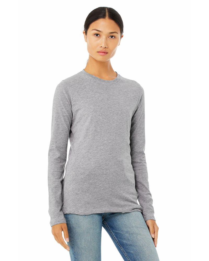 Bella + Canvas B6500 Ladies' Jersey Long-Sleeve T-Shirt Front Fullsize"
