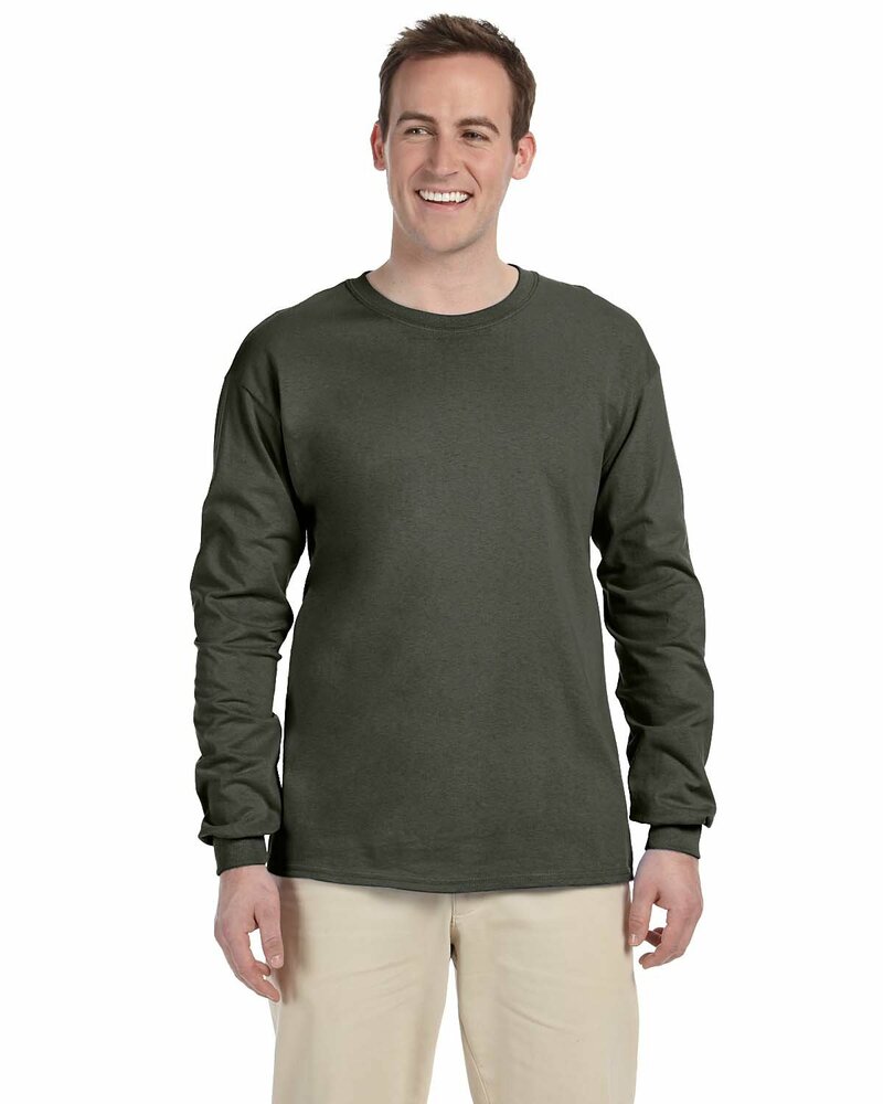 Gildan G240 100% Cotton Long Sleeve T-Shirt Front Fullsize"