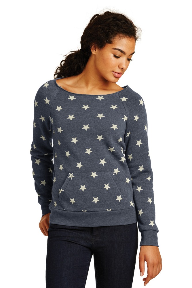 alternative aa9582 women's maniac eco ™ -fleece sweatshirt Front Fullsize