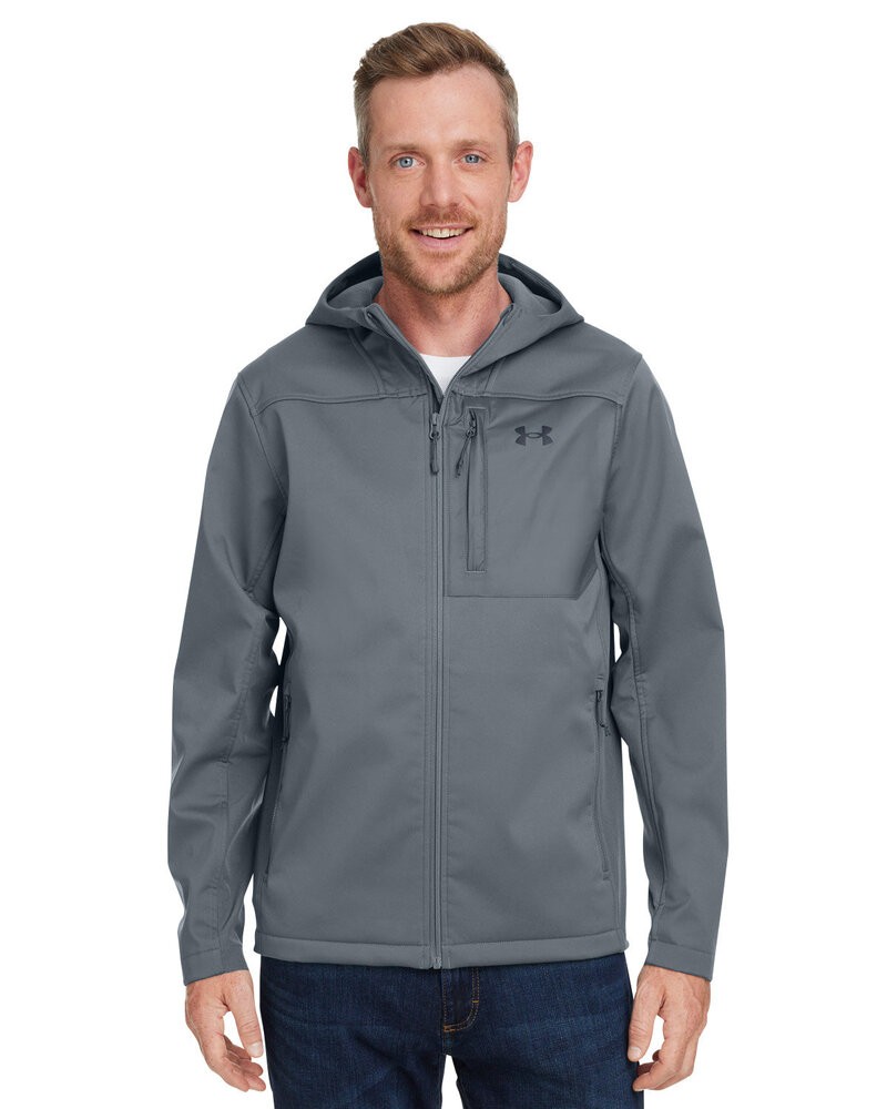 Under Armour 1371587 Men's CGI Shield 2.0 Hooded Jacket Front Fullsize"