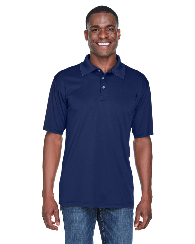 UltraClub 8425 Men's Cool & Dry Sport Performance Interlock Polo Front Fullsize"