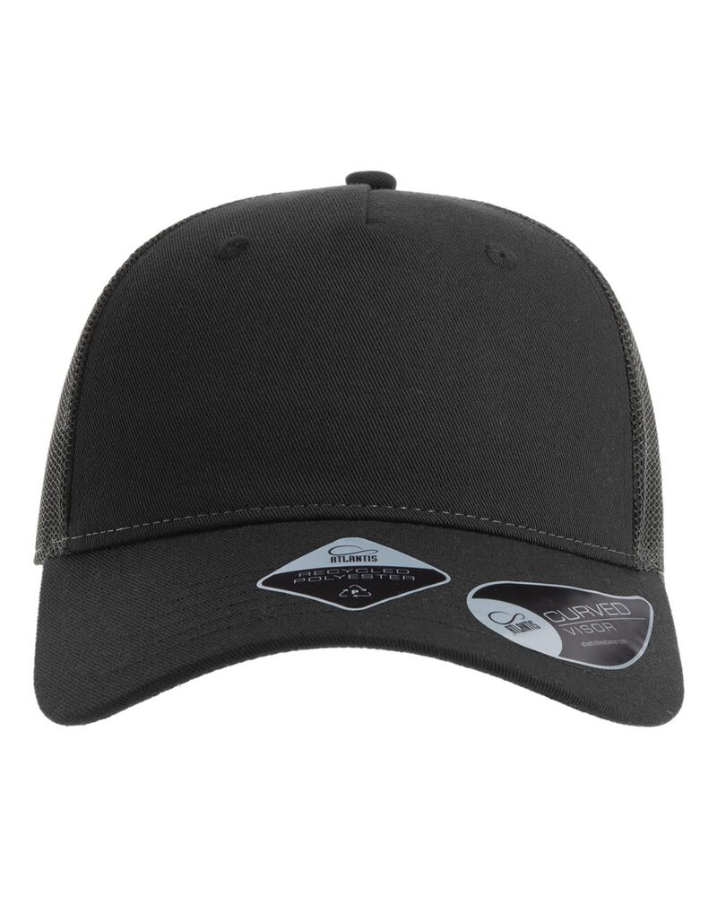 atlantis headwear zion sustainable five-panel trucker cap Front Fullsize