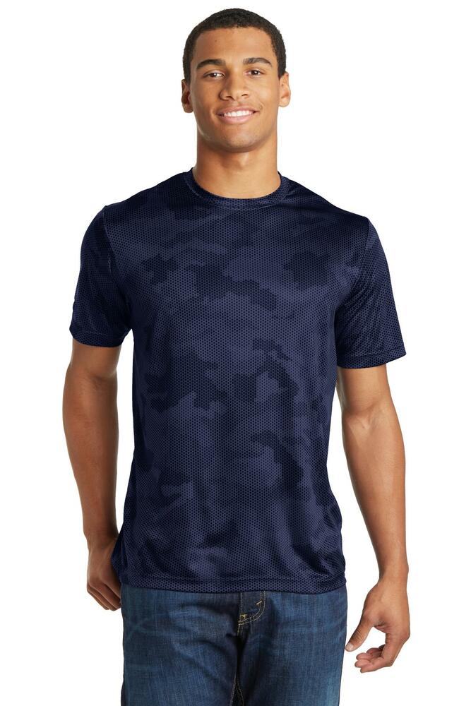 Sport-Tek ST370 CamoHex Tee Front Fullsize"