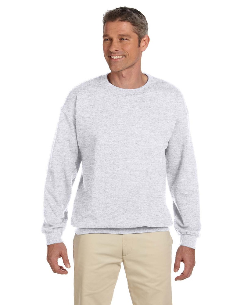 Hanes F260 Adult Ultimate Cotton® 90/10 Fleece Crew Front Fullsize"