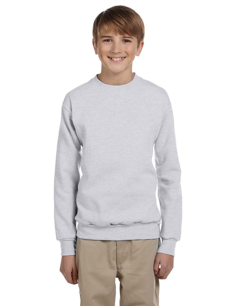 Hanes P360 Youth ComfortBlend® EcoSmart® 50/50 Fleece Crew Front Fullsize"