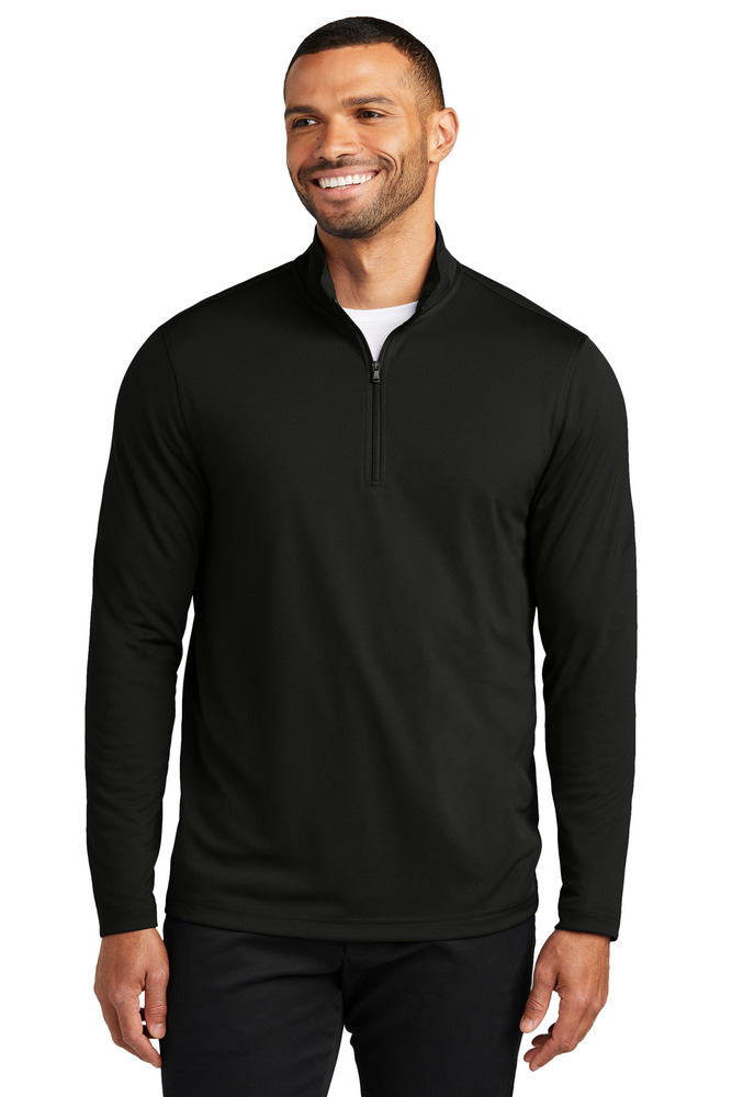 port authority k112 dry zone ® uv micro-mesh 1/4-zip Front Fullsize