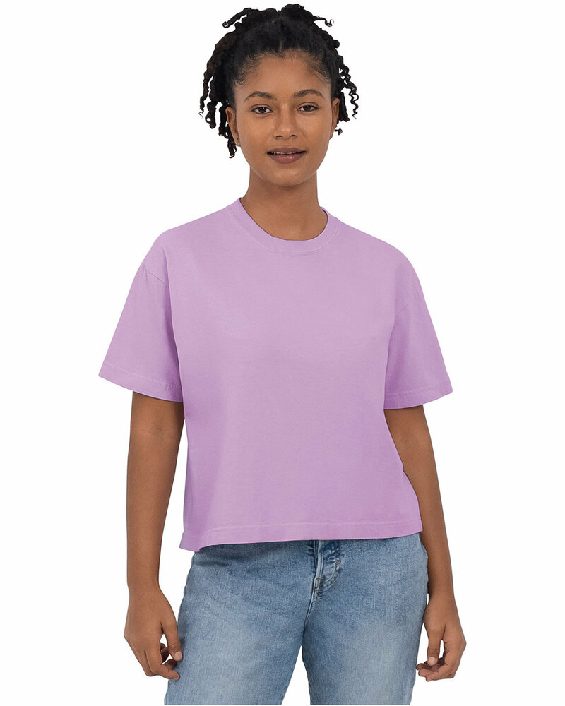 Comfort Colors 3023CL Ladies' Heavyweight Cropped T-Shirt Front Fullsize"